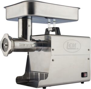 LEM Products Stainless Steel Big Bite Electric Meat Grinder
