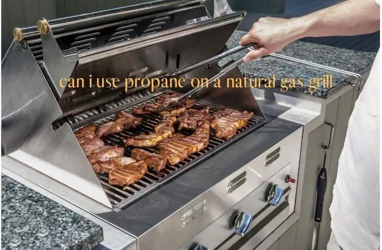 can i use propane on a natural gas grill