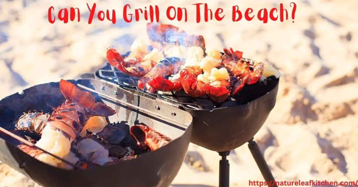 can you grill on the beach