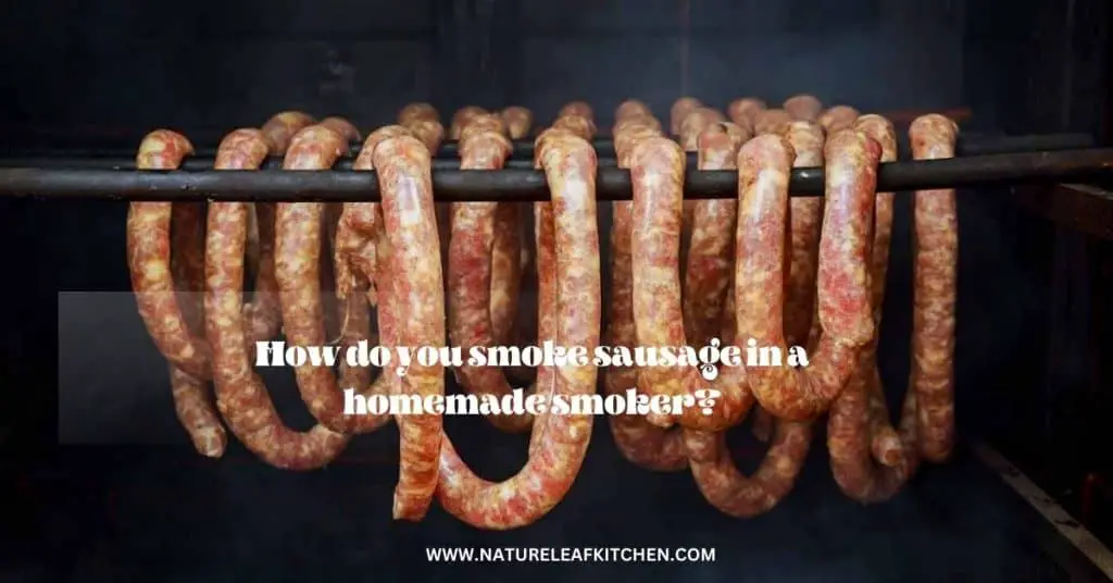 how to make a homemade sausage smoker