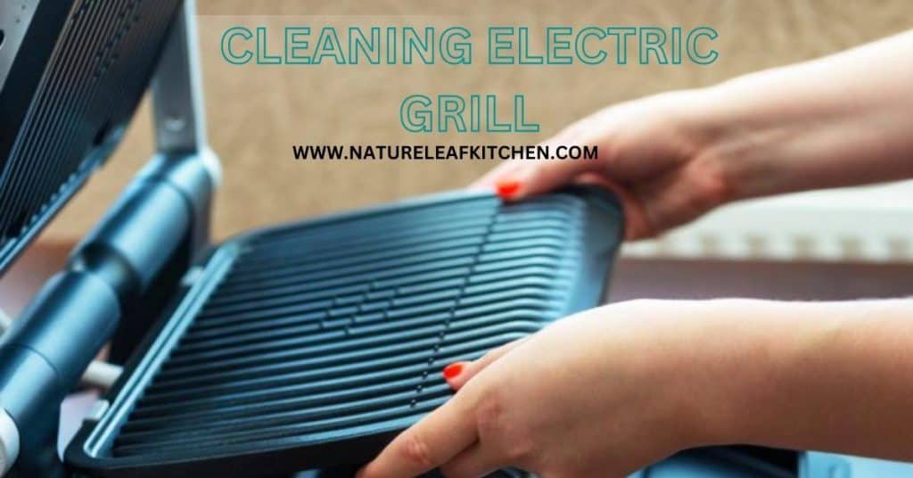 how to clean electric grill