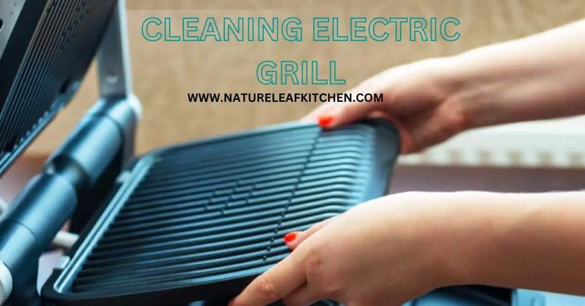 how to clean electric grill