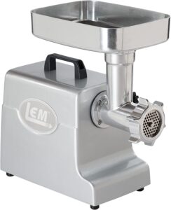 LEM Products 1158 Mighty Bite Electric Meat Grinder, Aluminum