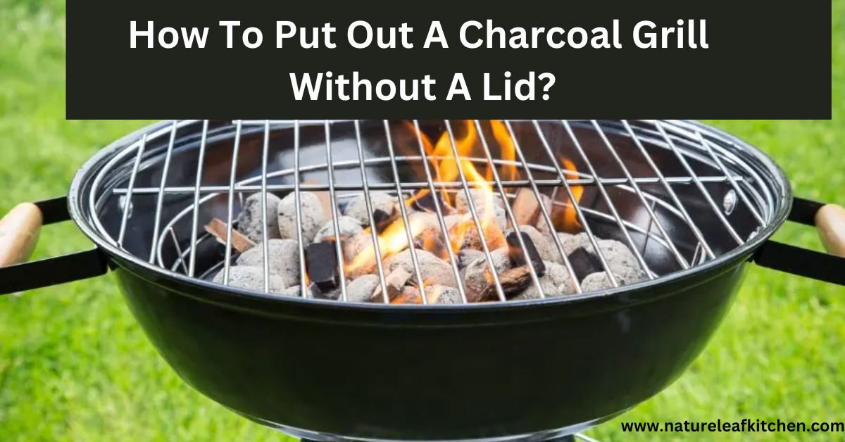 How To Put Out A Charcoal Grill Without A Lid