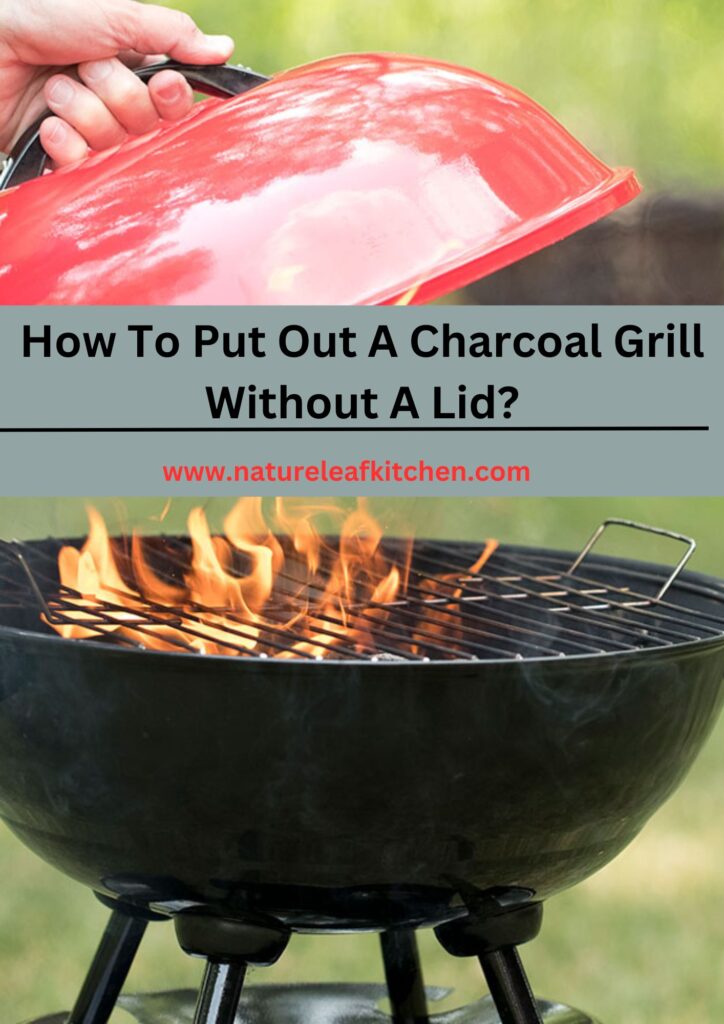 How To Put Out A Charcoal Grill Without A Lid
