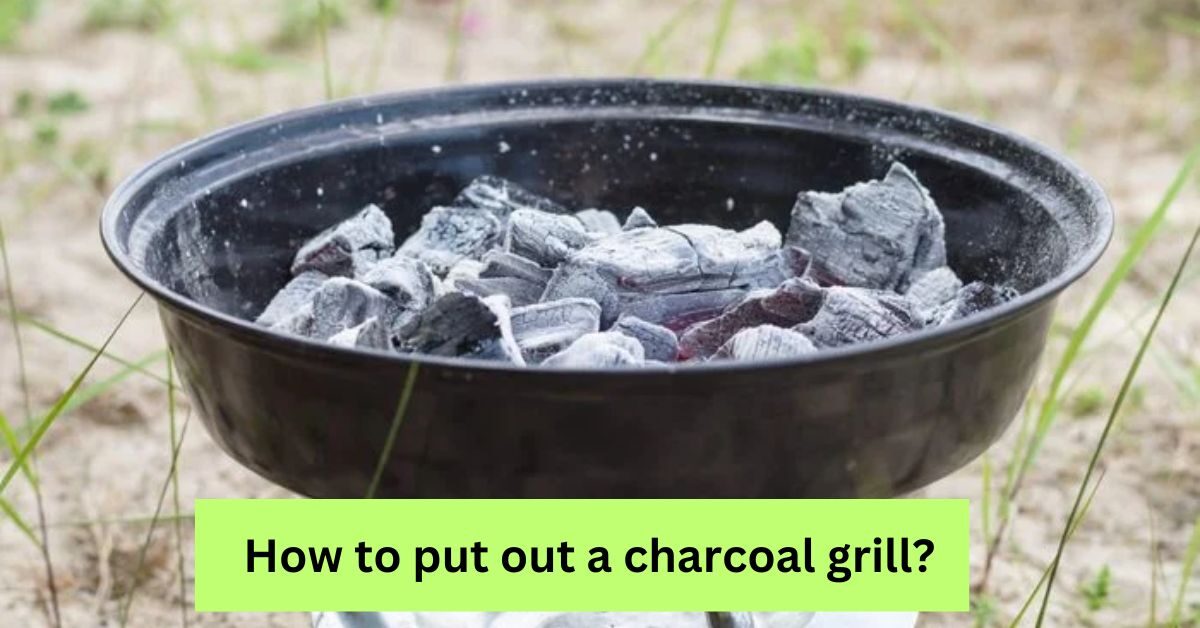 How to put out a charcoal grill