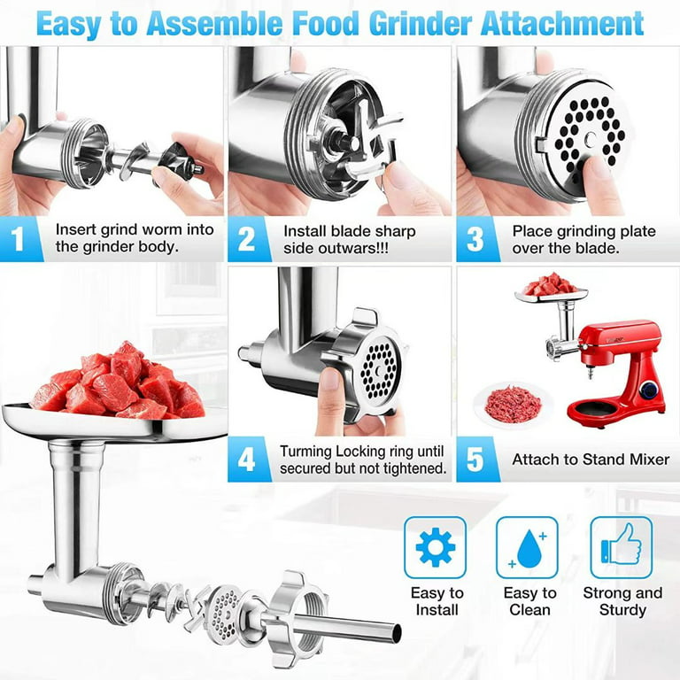 How to Attach Sausage Stuffer to Meat Grinder