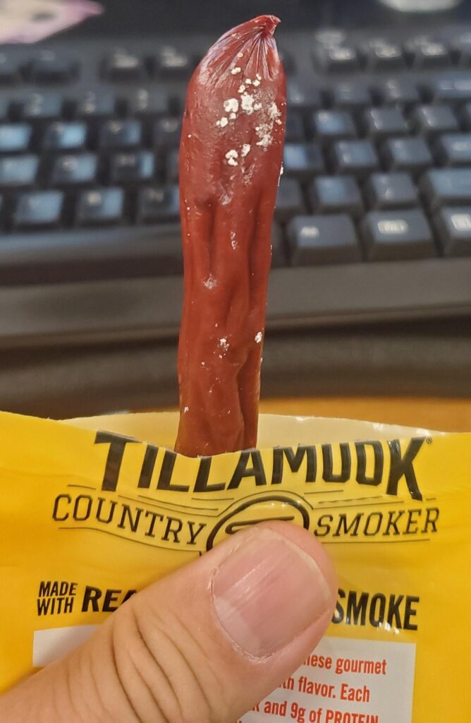 What is the White Stuff on the Sausage