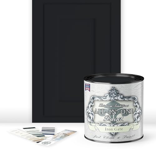 ALL-IN-ONE Paint by Heirloom Traditions, Iron Gate (black), Quart