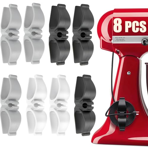 Lancord Cord Organizer for Appliances, 8 Pack Upgraded Kitchen Appliance Cord Organizer