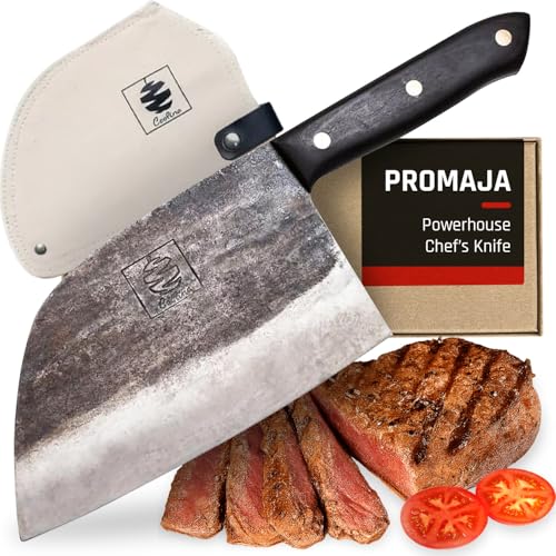 COOLINA Promaja Knife – Carving, BBQ, Meat Cutting, Slicing, Butcher & Chef Knife – Essential Kitchen Tool
