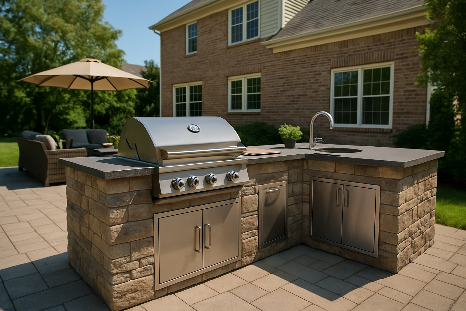 does outdoor kitchen add value to home