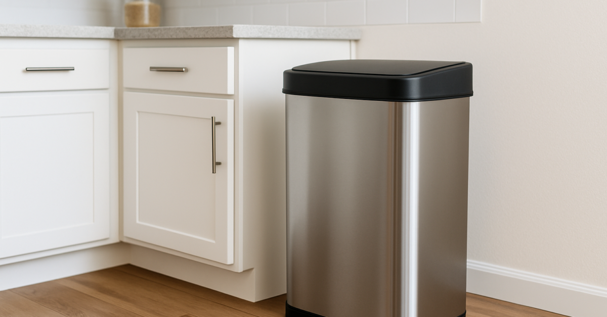 how many gallons is a kitchen trash can