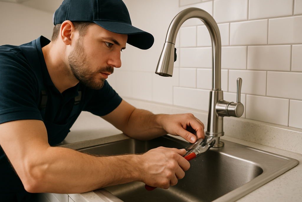 how to change a kitchen faucet