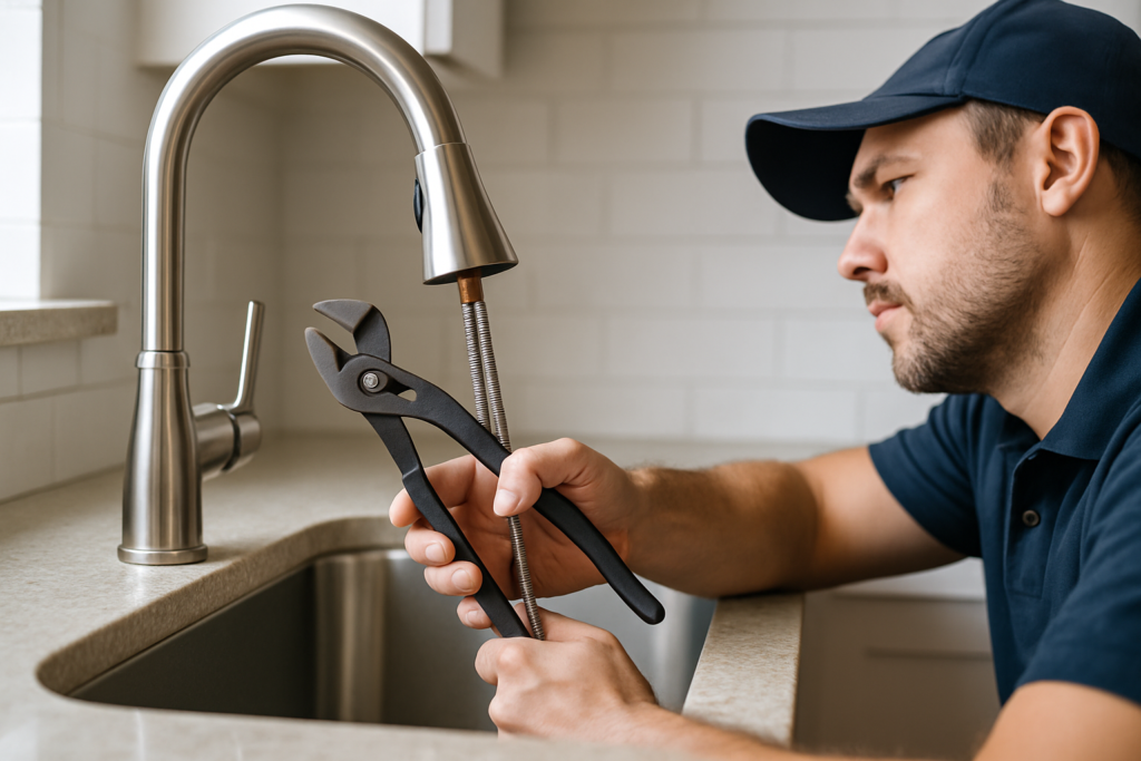 how to disconnect kitchen faucet