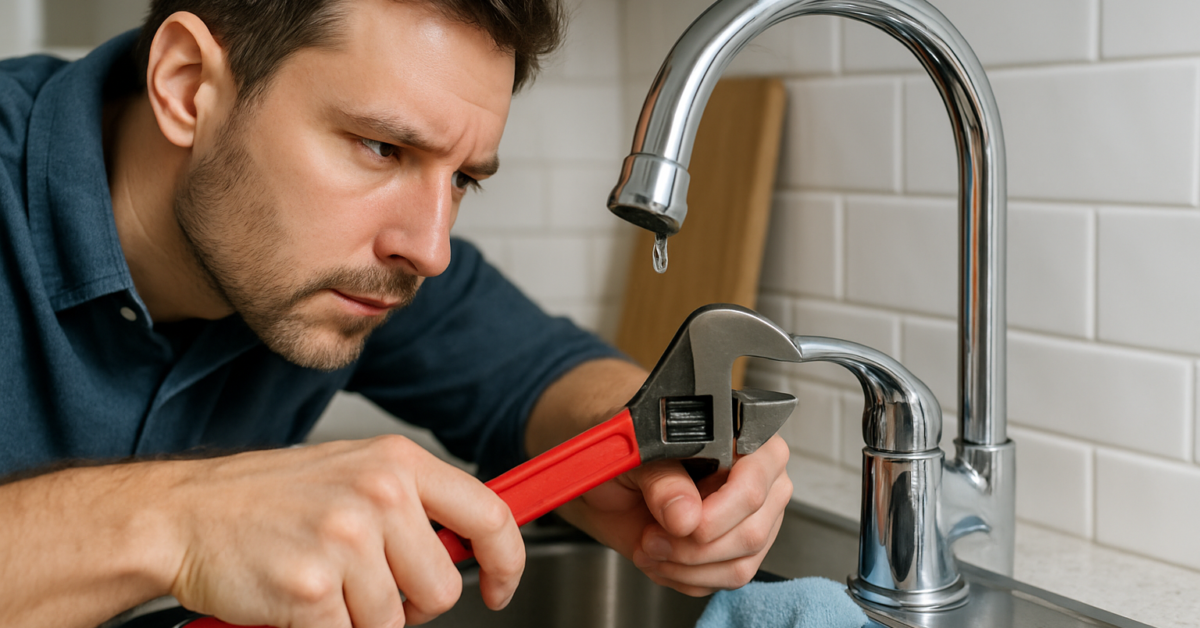 how to fix a leaky kitchen faucet