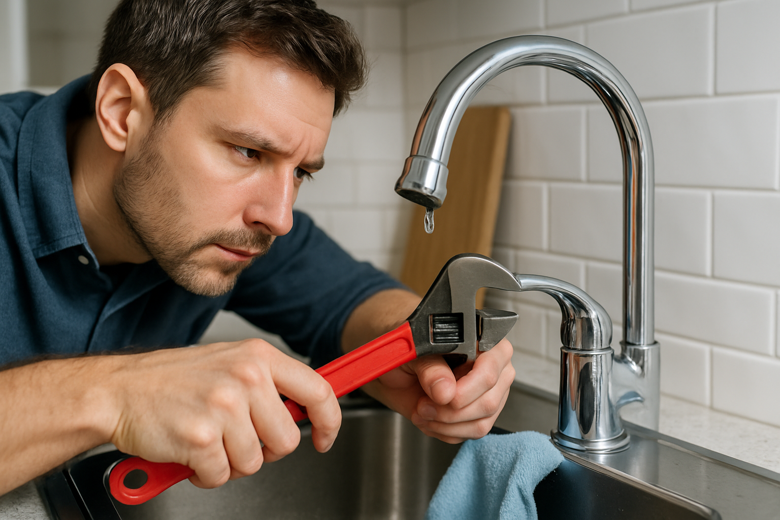 how to fix a leaky kitchen faucet