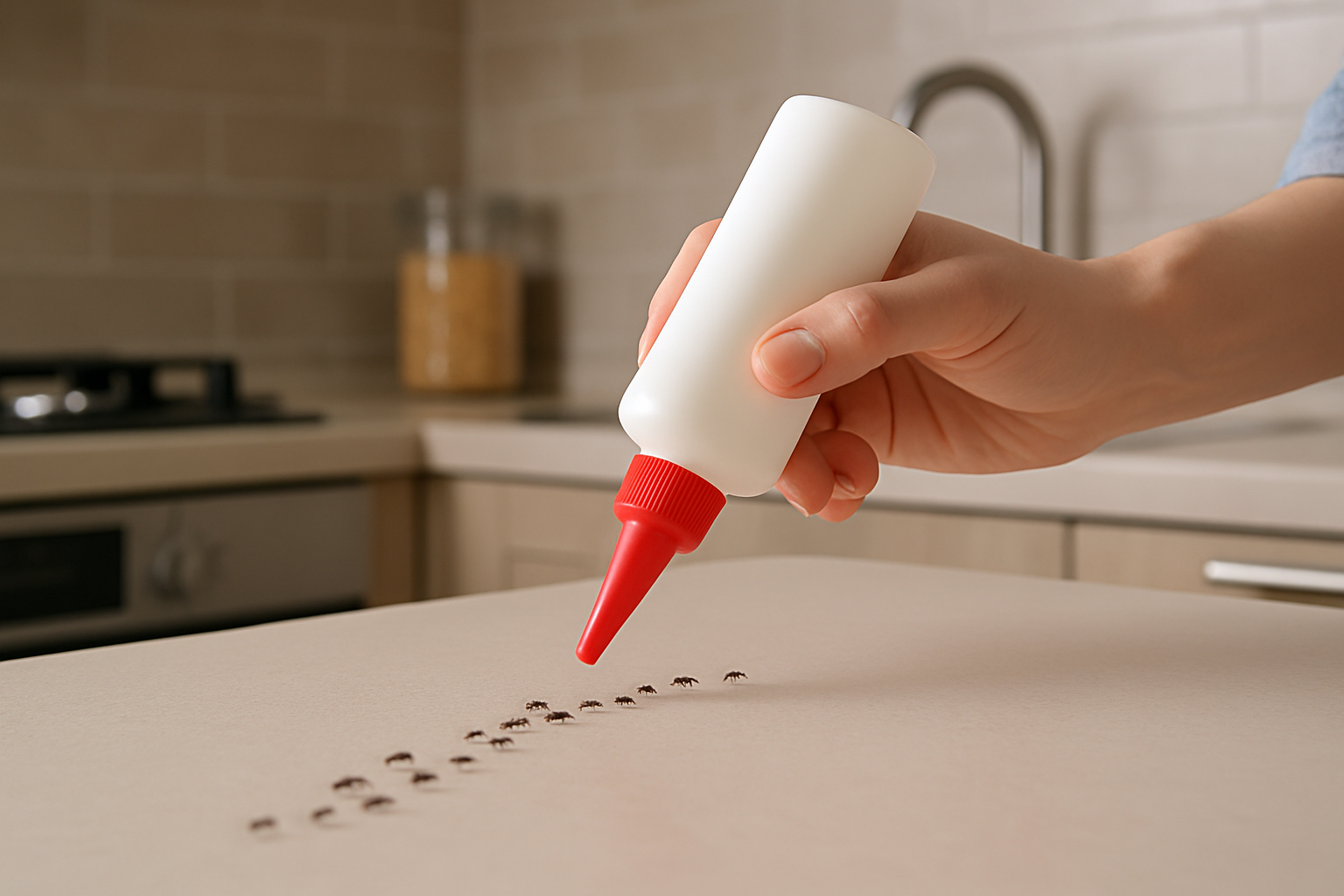 how to get rid of ants in kitchen