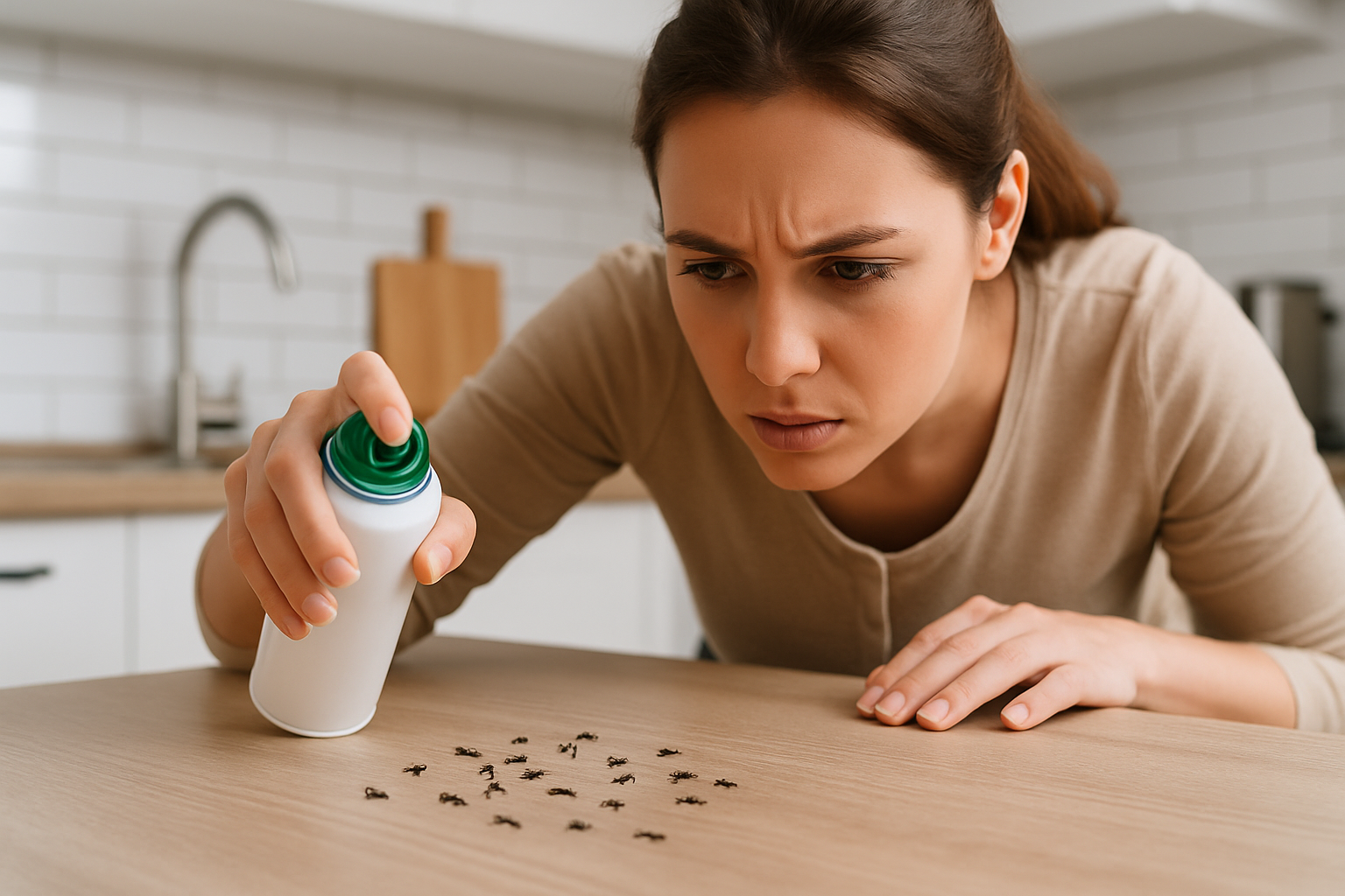 how to get rid of ants in the kitchen