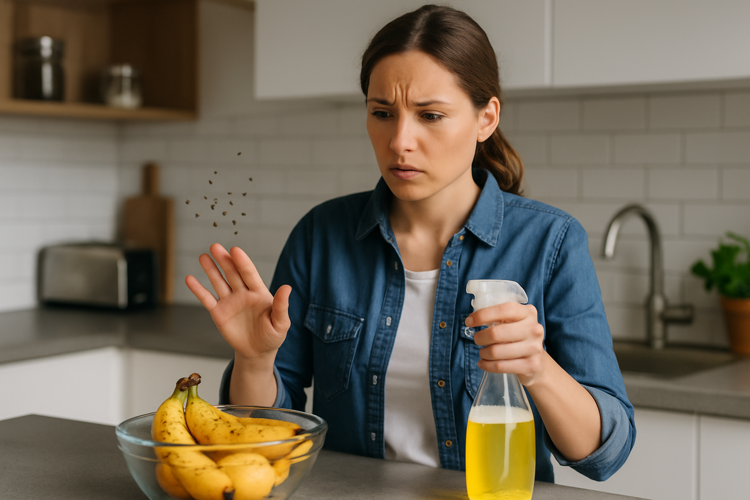 how to get rid of gnats in kitchen