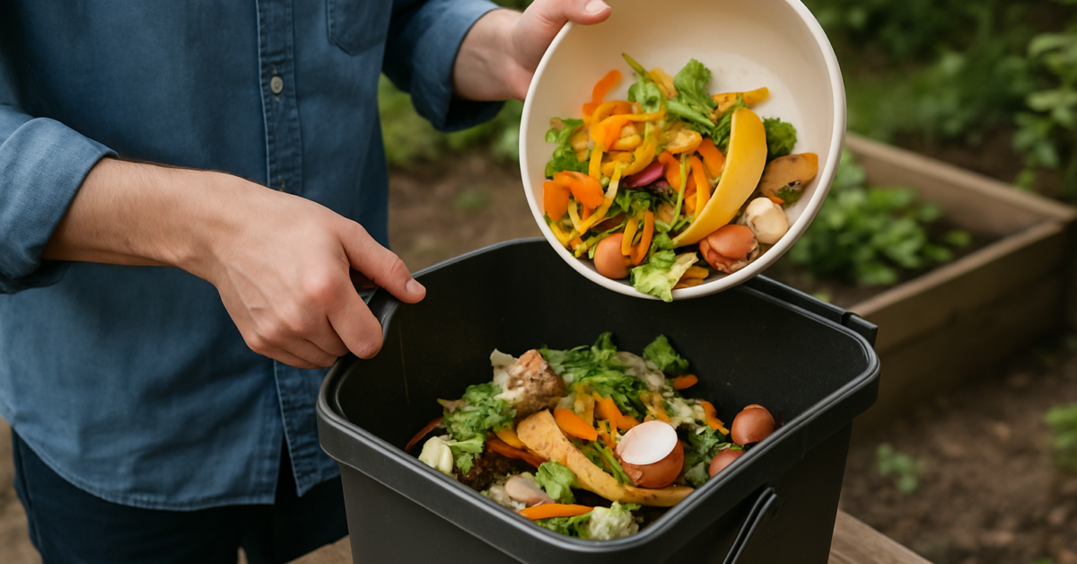 how to make compost at home with kitchen waste