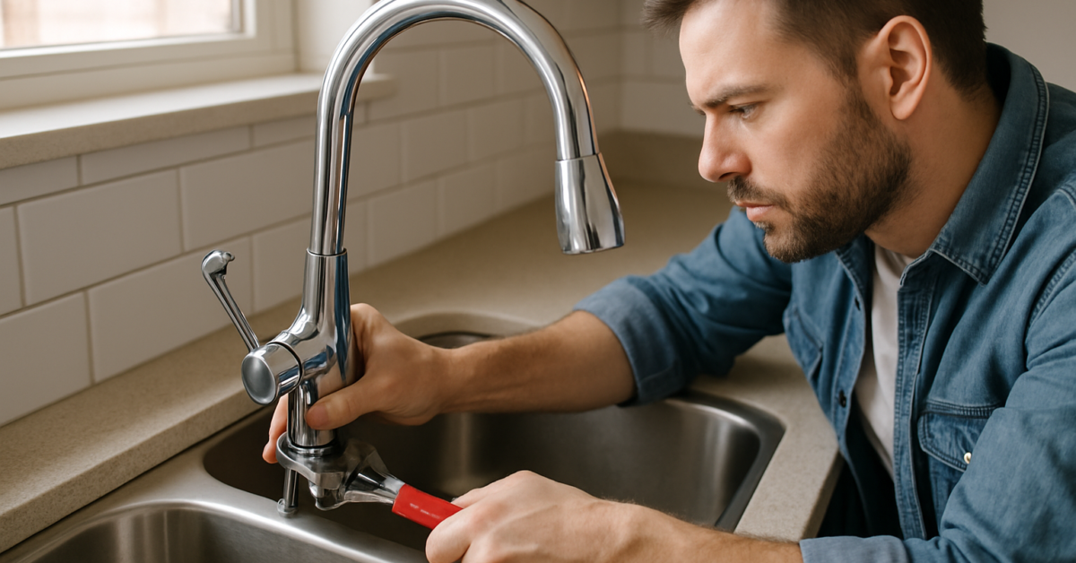 how to remove a kitchen faucet