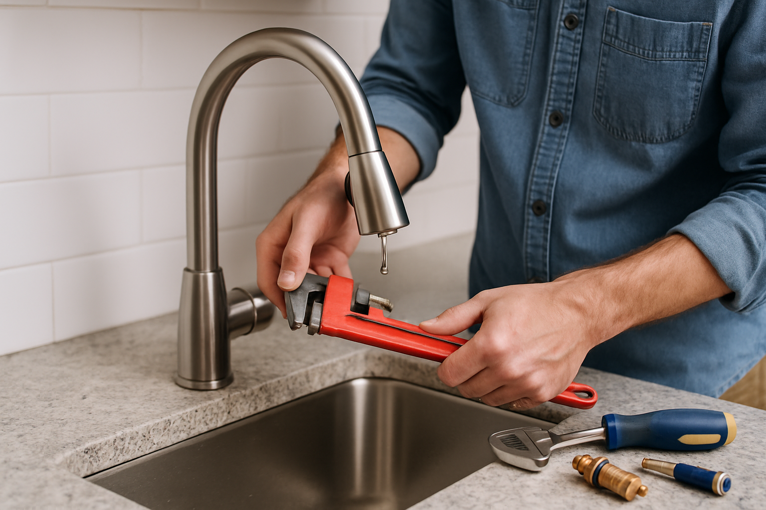 how to repair a leaky kitchen faucet