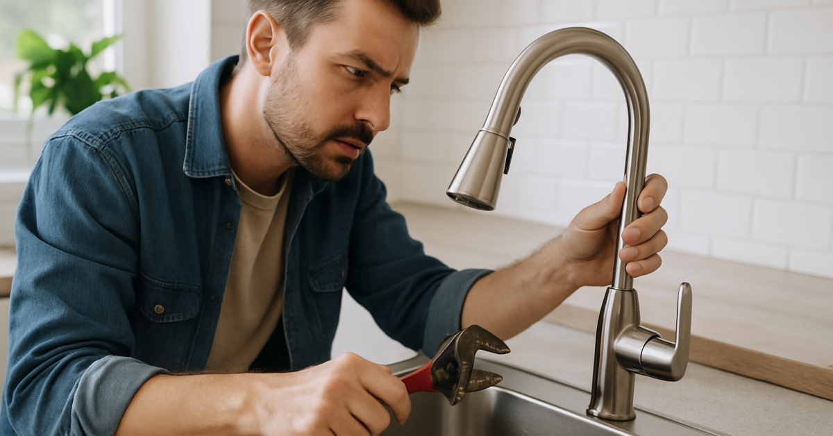 how to replace a kitchen faucet