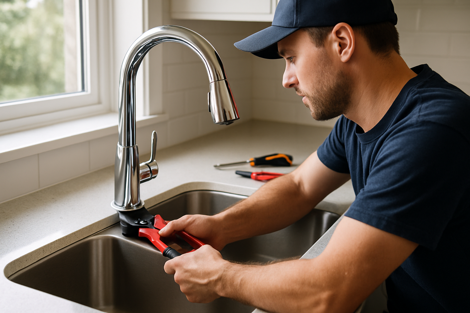 how to replace kitchen faucet