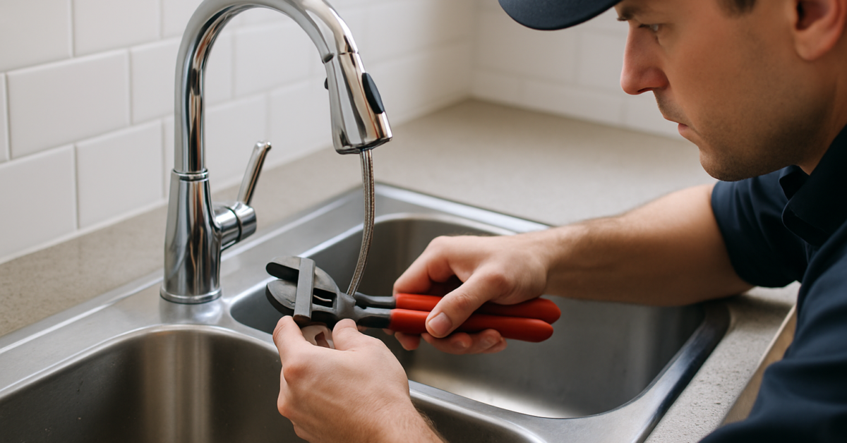 how to uninstall kitchen faucet