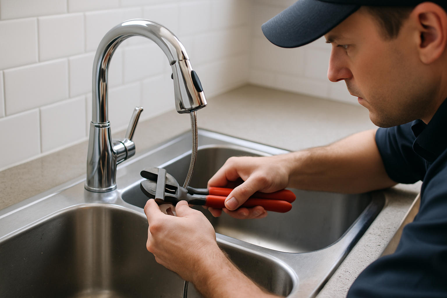 how to uninstall kitchen faucet