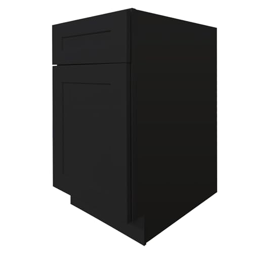 CozyHommie Shaker Style Unassembled Kitchen Solid Wood Base Cabinet