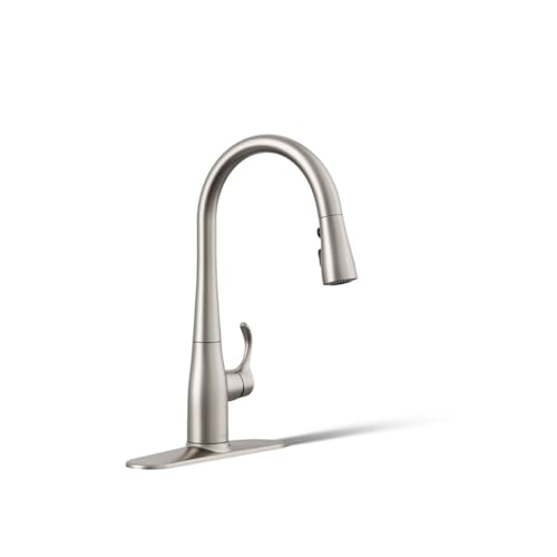 KOHLER K-597-VS Simplice Pull Down Kitchen Faucet