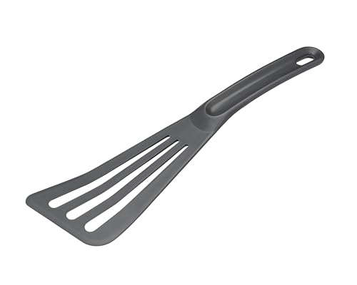 Matfer Bourgeat Exoglass® High Temperature Slotted Pelton Spatula/Turner, Grey