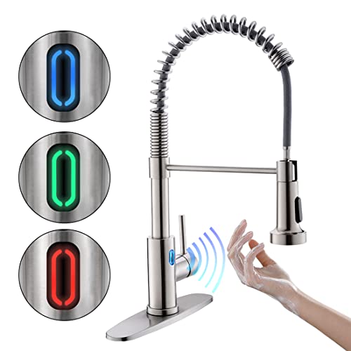 OWOFAN Touchless Kitchen Faucet with Pull Down Sprayer