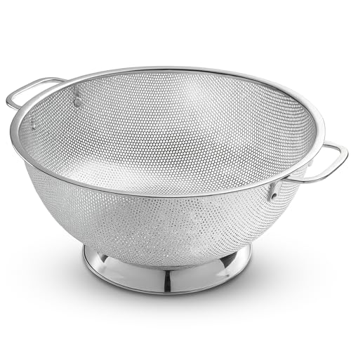 Bellemain Colander for Kitchen – 5 Qt Stainless Steel Strainer with Handle