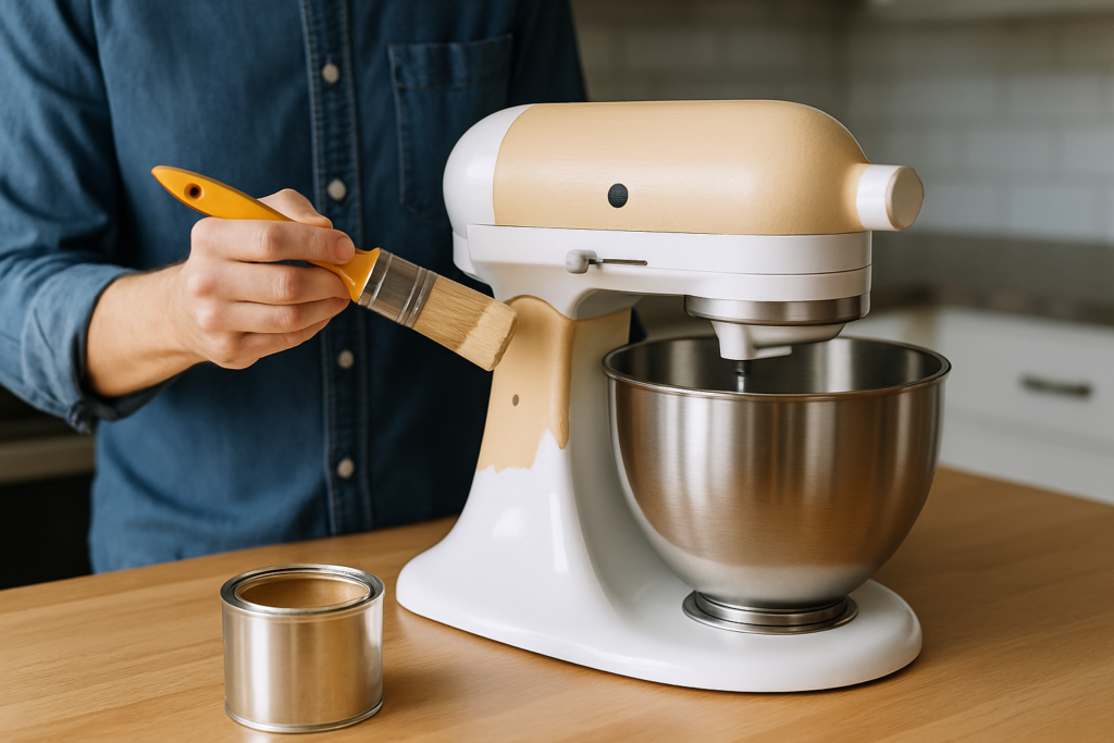 can i paint my kitchen aid mixer
