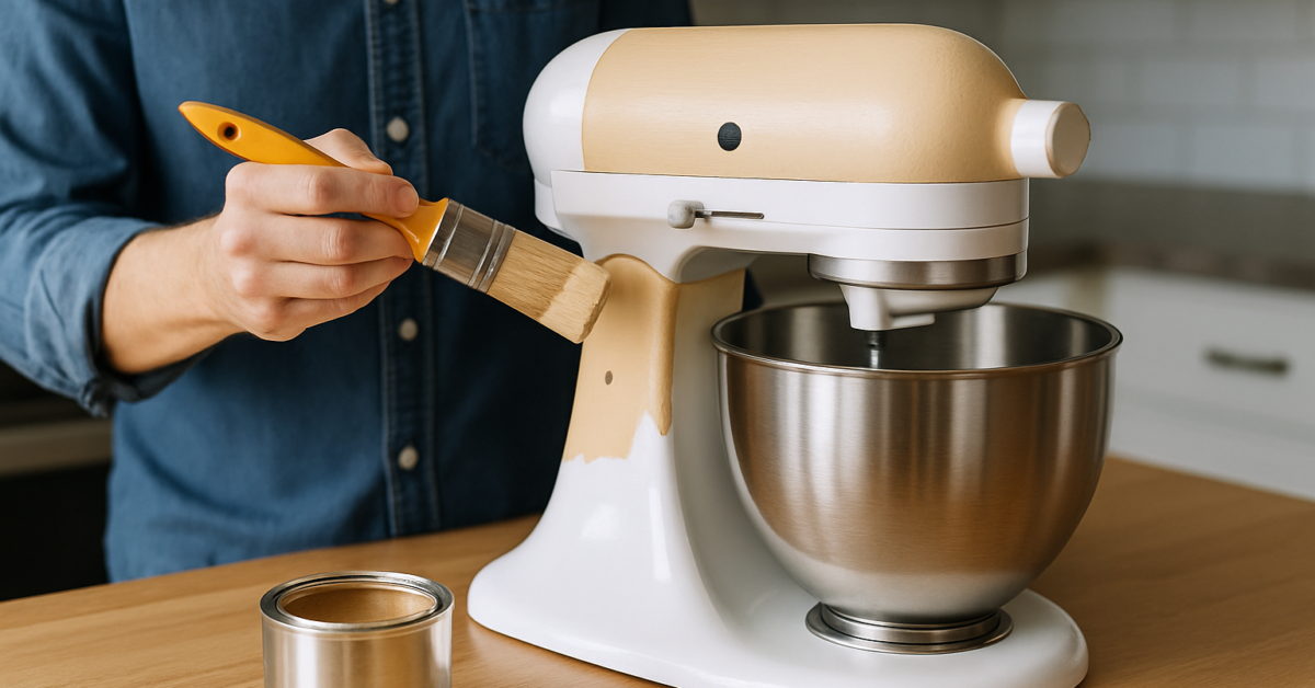 can i paint my kitchen aid mixer