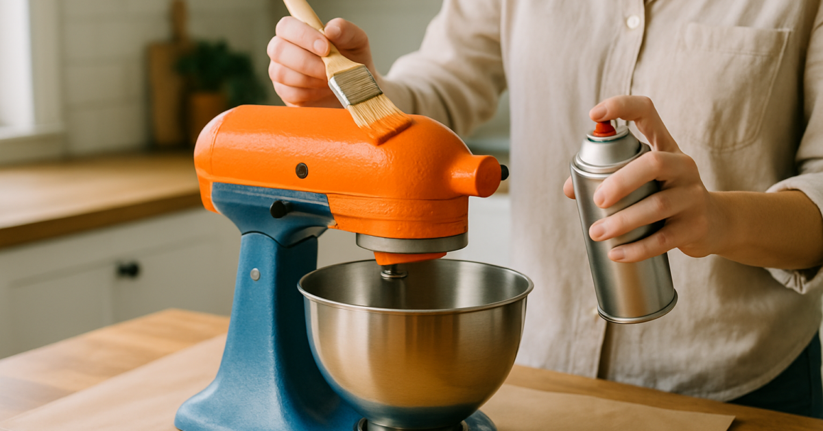 can i paint my kitchen aid stand mixer
