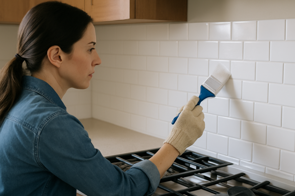 can i paint my kitchen backsplash