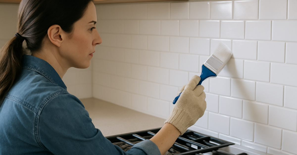 can i paint my kitchen backsplash