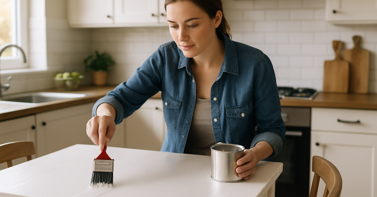 can i paint my kitchen table