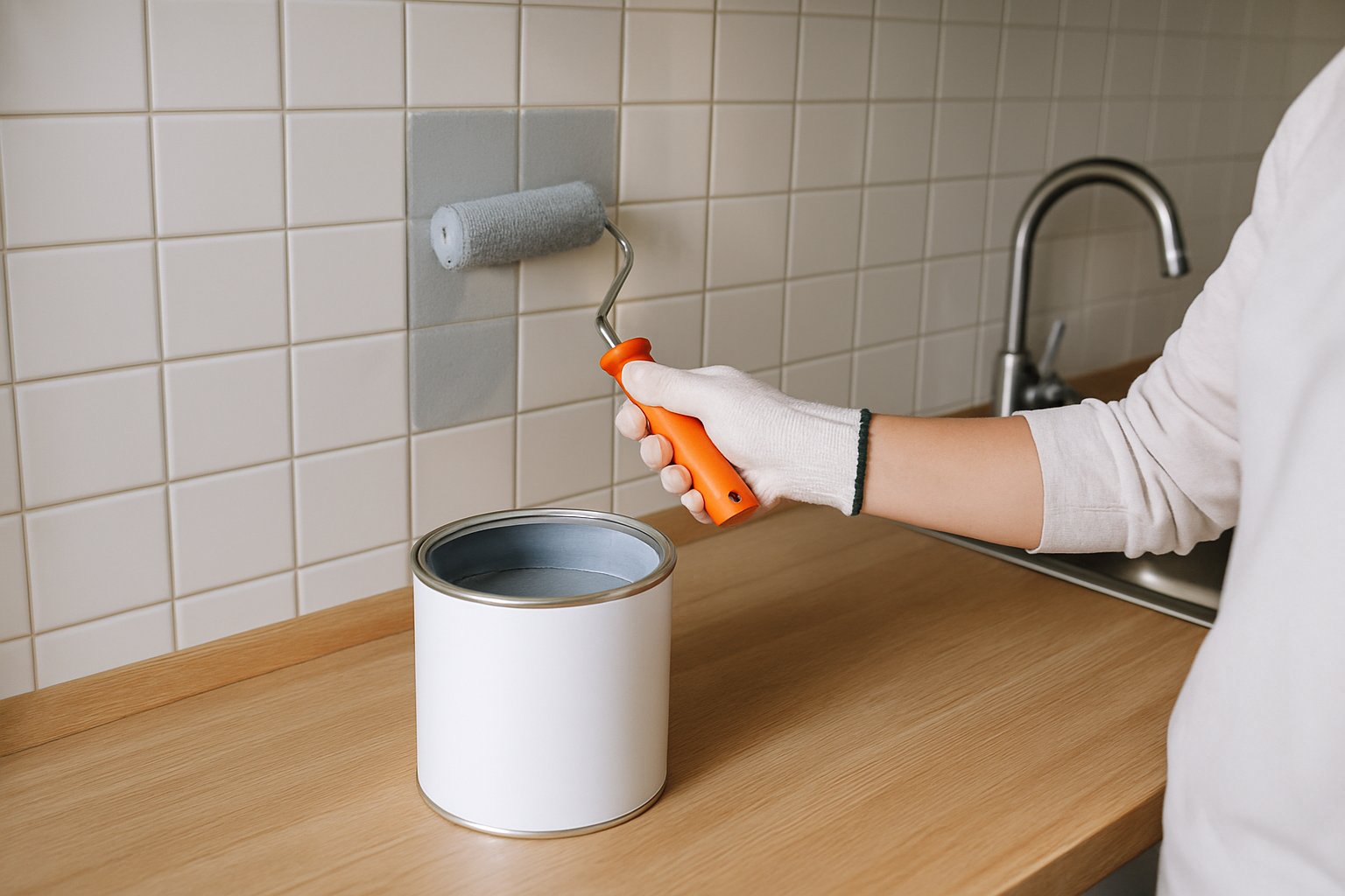 can i paint my kitchen tiles