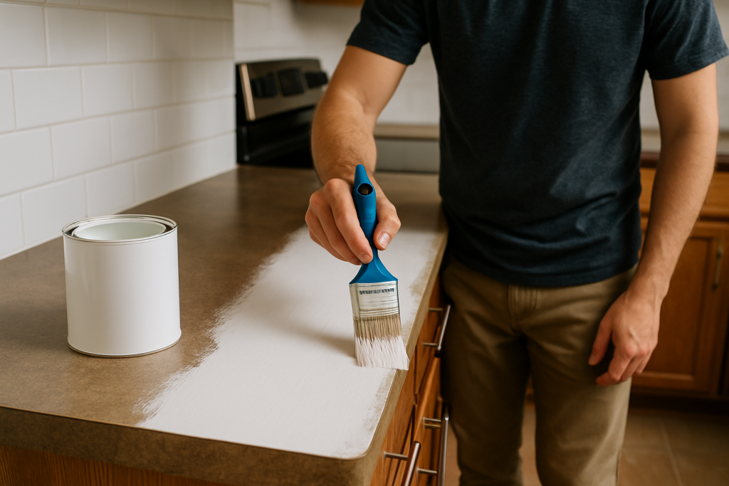 can i paint my laminate kitchen countertops
