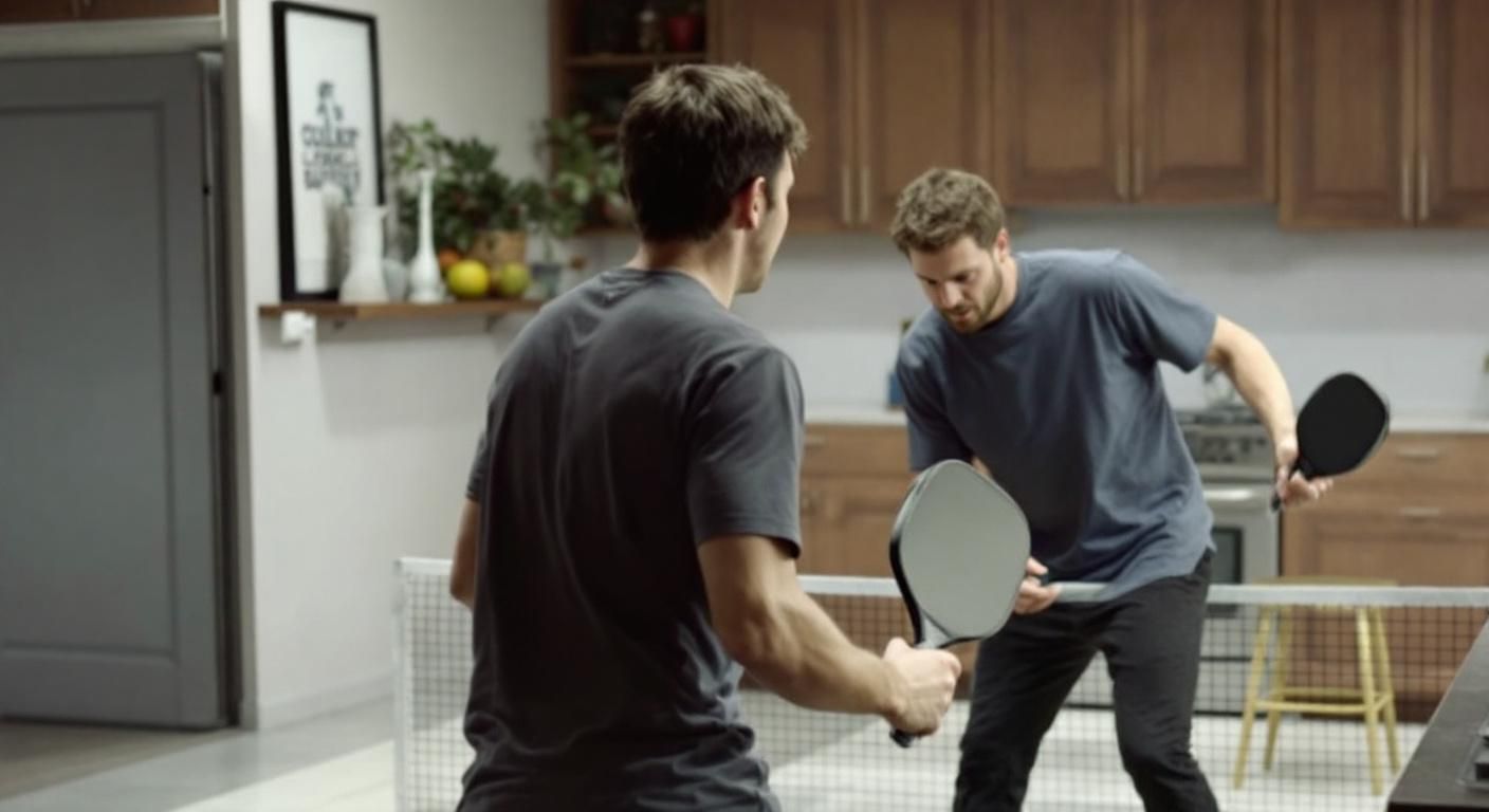 can you stand in the kitchen in pickleball