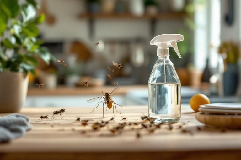 how can you get rid of gnats in your kitchen