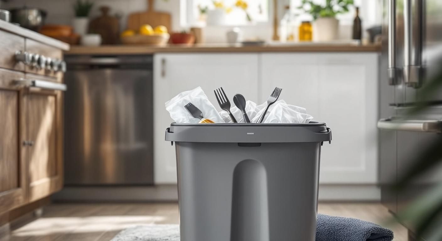 how many gallons kitchen trash can