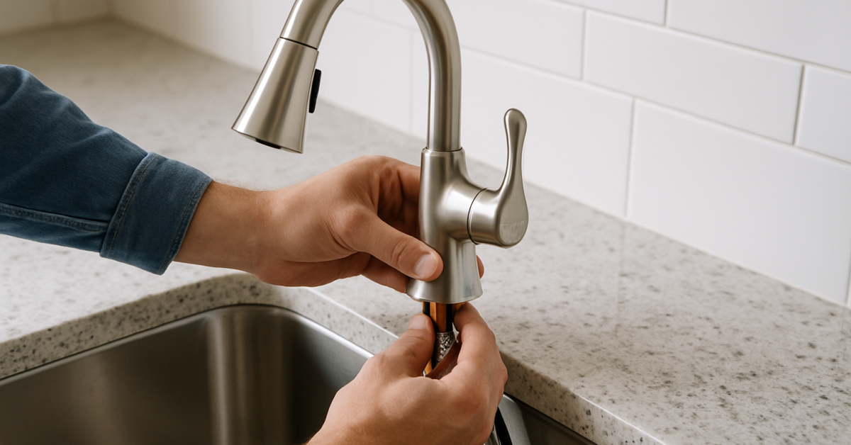 how to install pfister kitchen faucet