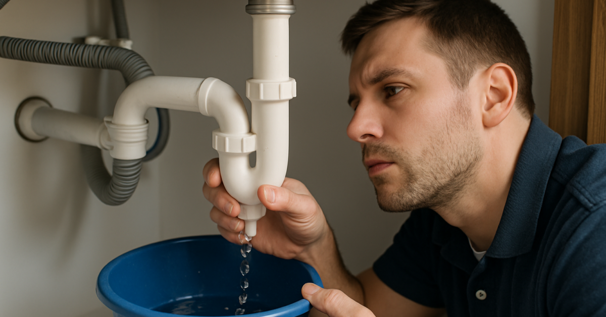 how to repair leaking kitchen sink drain