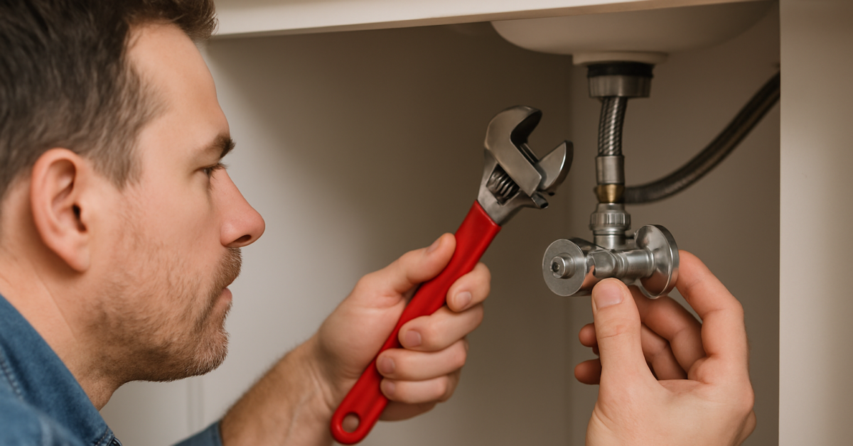 how to replace a kitchen sink shut off valve